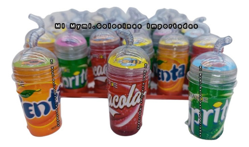 Vaso Gaseosas Pastillas Coca,fanta Y Sprite X30u Golosinas