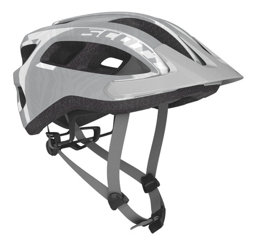 Capacete Bike Ciclismo Mtb Scott Supra - Prata / Cinza