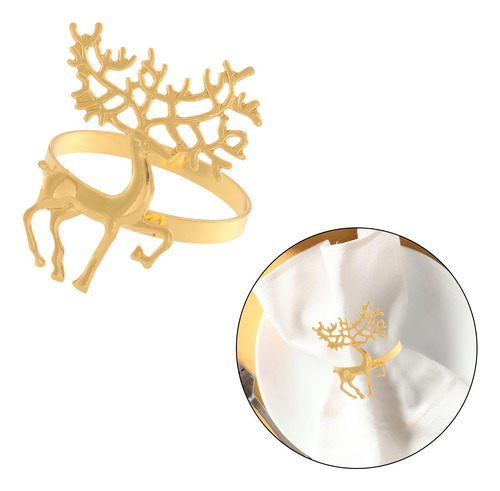 Anillos De Servilleta Con Forma De Ciervo, Soporte Para
