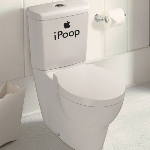 Vinilo Decorativo Baño Poop Pared Mas Diseños 4u