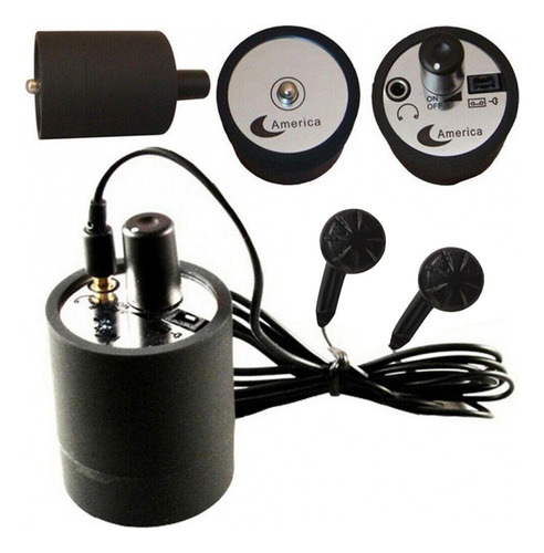 A Través De La Pared Micrófono Audio Oído Escuchar Prueba