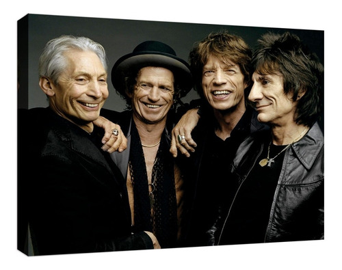 Cuadro Decorativo Rolling Stones Actualidad En Lienzo Canvas