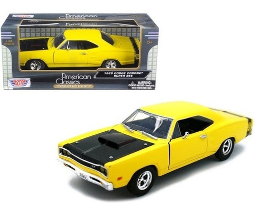 Motormax 1:24 1969 Dodge Coronet Super Bee Timeless Legends
