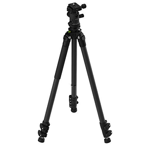 Sabrent 62 Inch Carbon Fiber TriPod With 360 Degree Camera