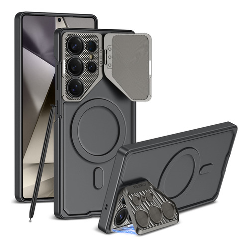 Hhfunda Protectora Para Samsung Galaxy S23ultra S24ultra S25ultra, Lente De Cámara, Resistente A Uso Militar, Funda De T