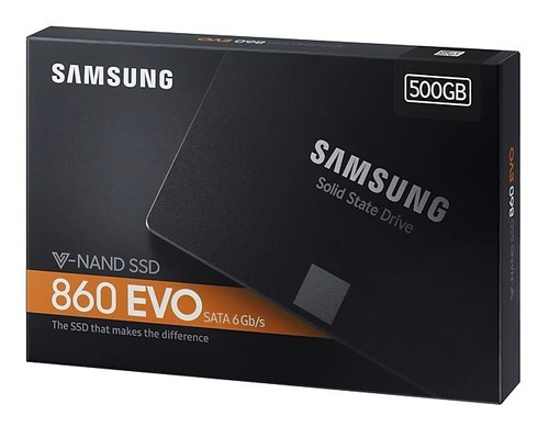 Disco Sólido Samsung 860 Evo 500gb Sata Iii 2.5 Entrega Fast