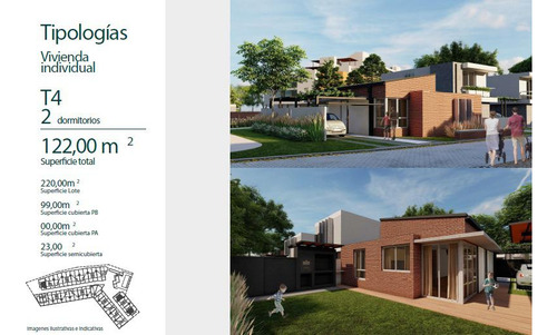 Casa En Housing Las Veras Duplex De 2 Dormitorios Con Patio Valle Escondido