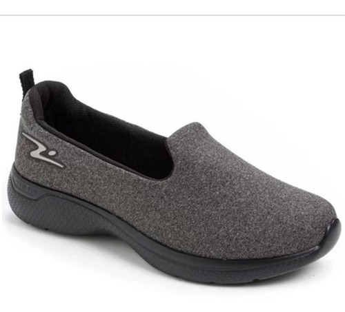 Tênis Adrun Fit Day Slip On 9002 Super Leve Caminhada Mulher