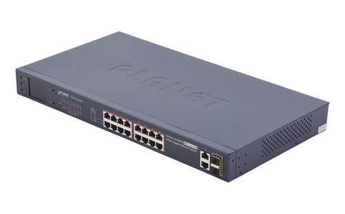 Switch No Administrable Poe+ Extended, Vlan, 16 Puertos
