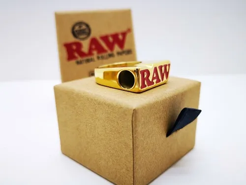 Anillo Raw Oro Diseño Calidad Anillo Gold Raw Life Ocb Lion