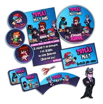 Comprar Kit Imprimible Friday Night Funkin Personalizado Cumpleaños
