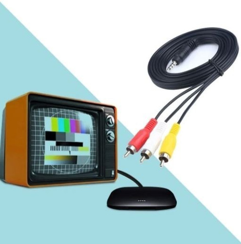 Imagen 2 de 7 de 10 U/n Cable De Audio Plug 3,5mm A 3 Rca 1,8m 3x1