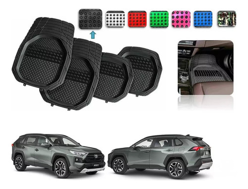 Tapetes 4pz Bandeja 3d Color Toyota Rav4 2019 A 2024