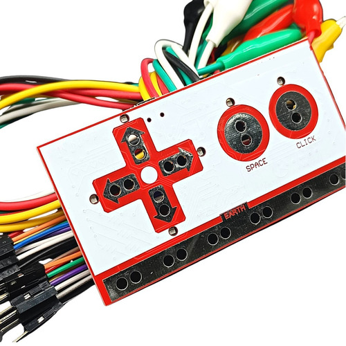 Makey Makey Kit Com Garra Jacaré Jumpers E Cabo Usb Completo