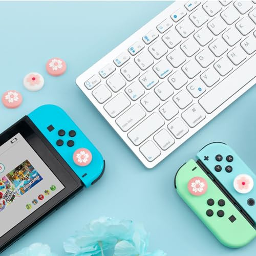 Pack De 4 Tapas De Silicona Kawaii Para Joy-con Switch
