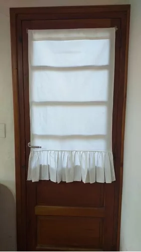 Cortina De 60x1.60 Para Puerta Y Ventana De Tusor Con Volado