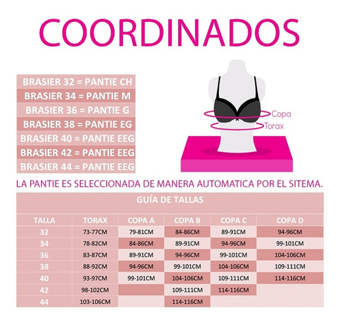 Imagen 7 de 7 de Coordinado C23682-73682 Rojo, Encaje En Copa