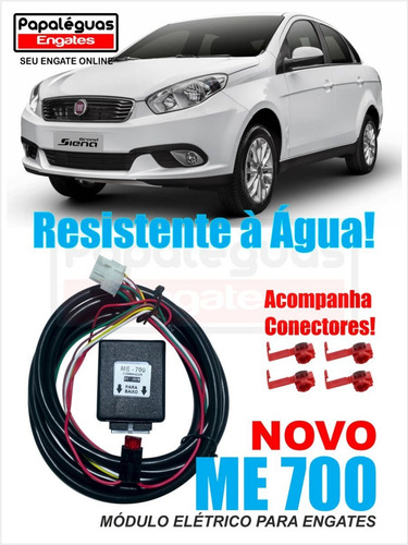 Modulo Instalação Elétrica Engate Reboque Fiat Grand Siena