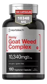 Horny Goat Weed Epimedium Plus Capsulas Libido Hombres