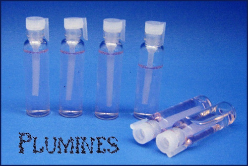 Plumines Vidrio Muestras Perfumes (pack X50 Plumines Vacíos)