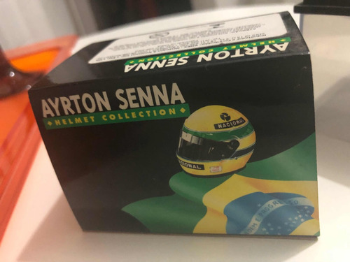 Miniatura Capacete Ayrton Senna