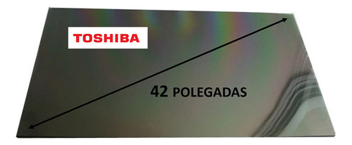 Filtro Polarizador Tv Compatível C/ Toshiba 42 Polegadas