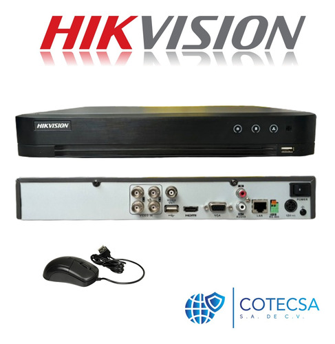 Dvr 4 Megapixel 4 Canales Turbohd Seminuevo/ Ds-7204hqhi-k1 (Usado)