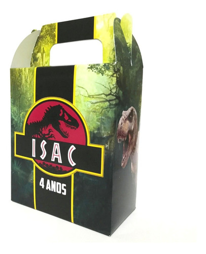 20 Caixinhas  Surpresa Personalizadas - Dinossauros