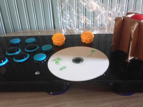 Fliperama Portátil Controle Arcade P/2 Joga-pc Ps3 Projetor