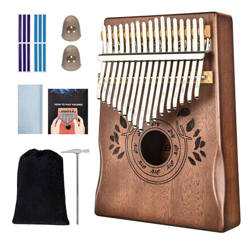 Kalimba Thumb Piano, Portátil Kalimba 17 Teclas Mbira ...