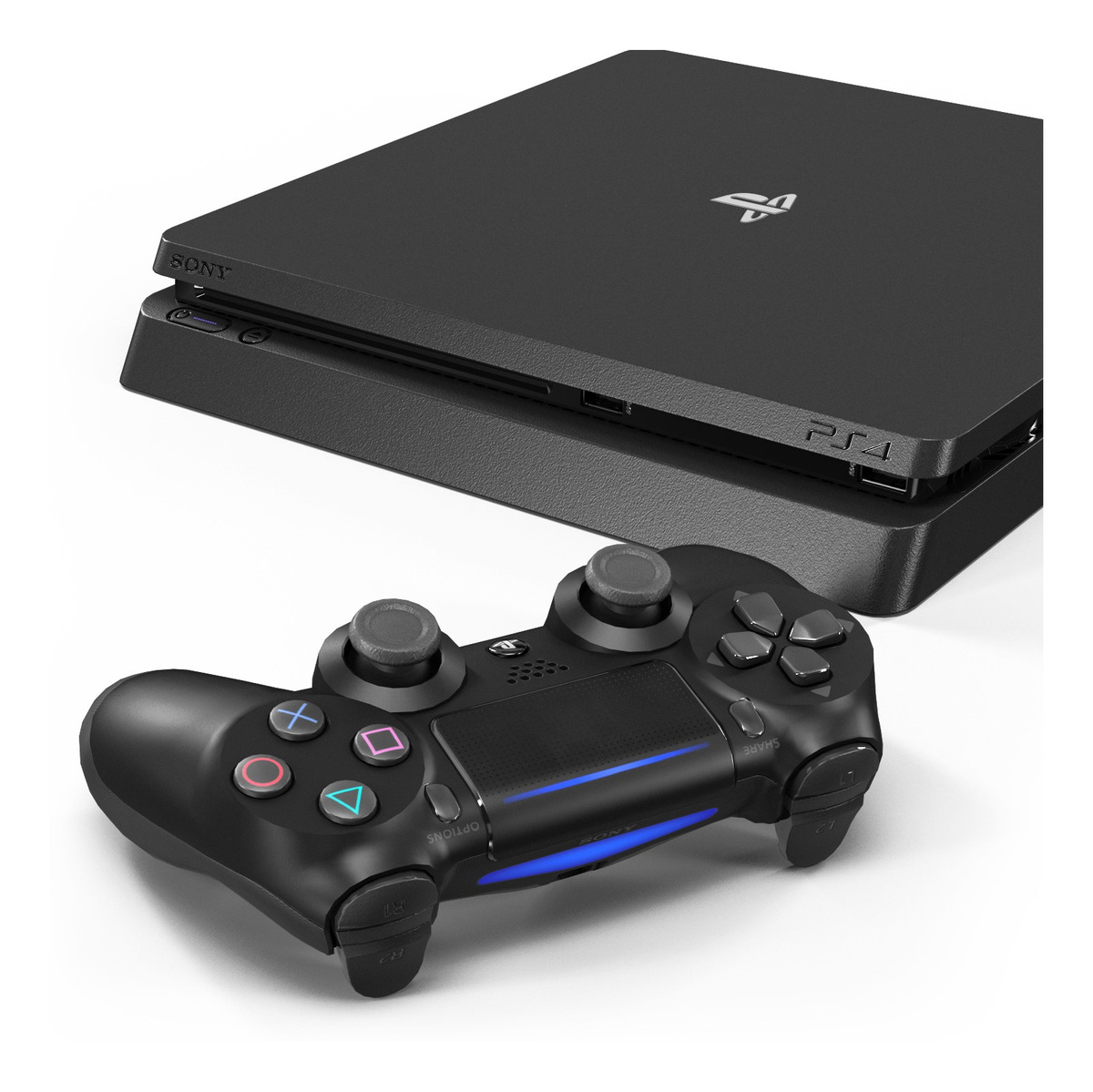 Sony Playstation 4 Slim 500gb Ps4 Jet Black (seminovo) | Mercado Livre