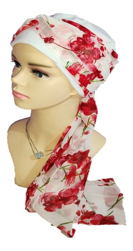 Turbante Para Mujer Elegante Oncológico Alopecia Quimio.