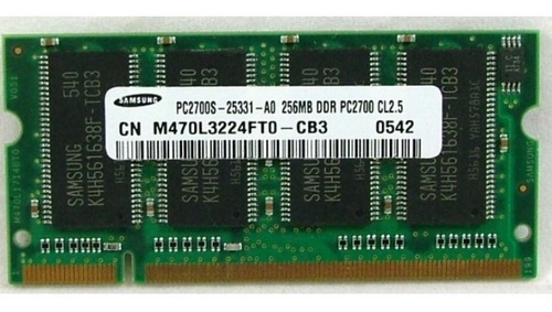 Memoria Notebook 256mb Ddr 333mhz (originales Sony)