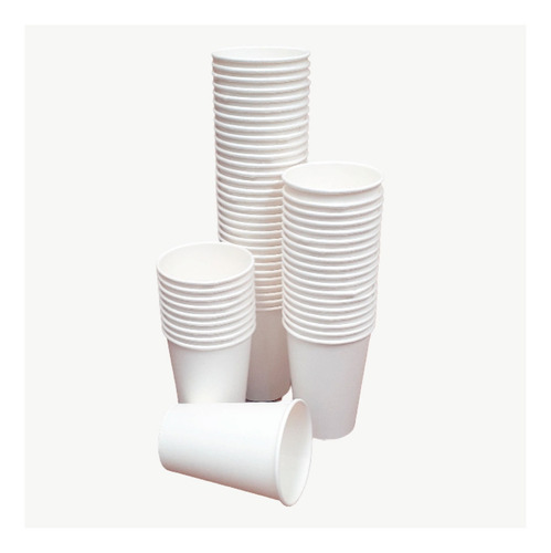 Vasos Descartables Polipapel Blanco 8oz 240cc Sin Tapa X100