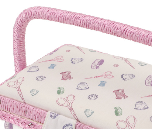 Kit De Costura Portátil, Cesta De Bordado, Organizador De Te