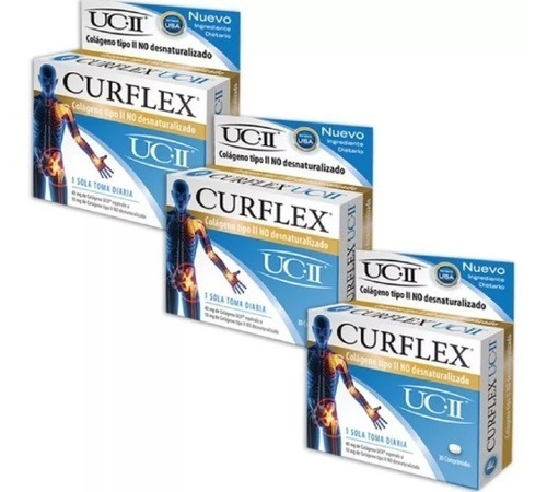 Imagen 1 de 6 de Curflex Colageno Tipo Ii No Desnaturalizado Artrosis X90