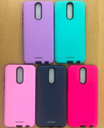 Funda de TPU Borde Cromado Metalizado Plata - Huawei Mate 10 Lite