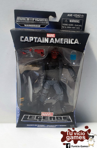 Nuevo Craneo Rojo Agente Hydra Mandroid Marvel Legends