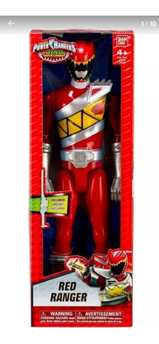 Power Rangers Dino Charge Red D Colección Unico (Usado)