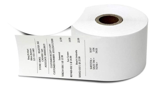 Pack 5 Rollos Papel Termico Continuo Ticket Lw30270 57mmx85m