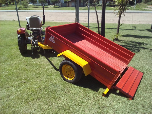 Imagen 4 de 15 de Chinchorro Con Volcadora Roland H700 Kg Trailer Batan 1 Eje