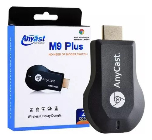 Receptor Inalámbrico Anycast Para Tv Pc Wifi M9 Plus 2 Core