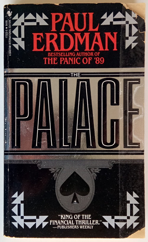 The Palace Paul Erdman Novela Ed Bantam Inglés Libro