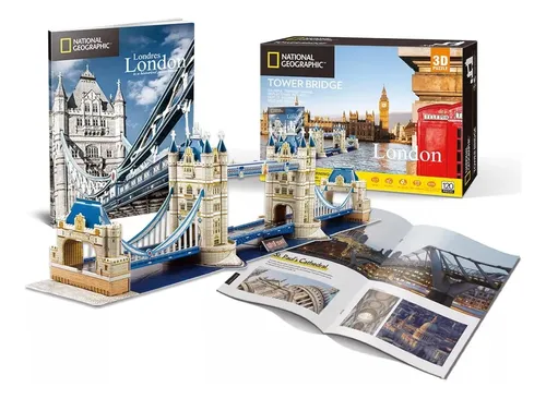 Cubic Fun Rompecabeza 3d National Geog Tower Bridge Londres