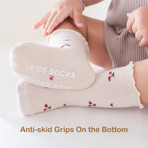 Calcetines Con Volantes Para Bebé Y Niña Pequeña, De