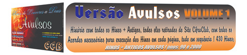 Hinos P/ Violão - Kits C/3 - Ccb Tom Orig+avulsos Vol.1 E 2