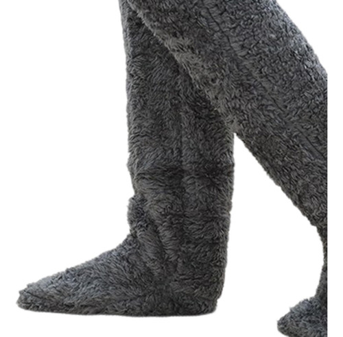- Calentadores De Piernas De Felpa Legging Medias Calcetines