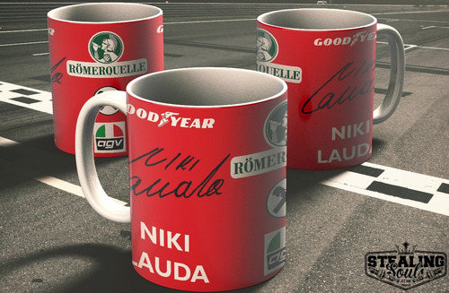 Imagen 2 de 3 de Taza De Porcelana Fierrera - Niki Lauda #01 | Formula 1