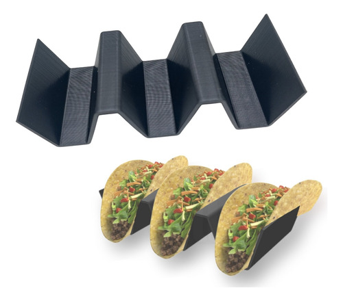 Kit 5 Suportes Porta Taco Mexicanos Triplo Buritos Pancake
