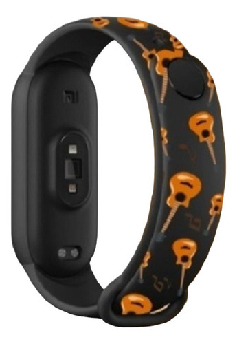 Correa De Silicona Para Xiaomi Mi Band 6 Y 5 Guitarra